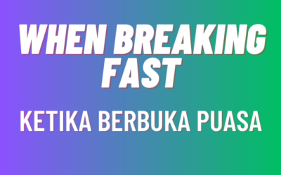 When Breaking Fast