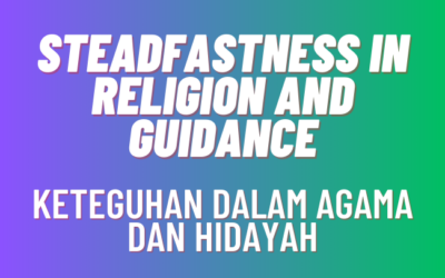 Steadfastness in Religion and Guidance