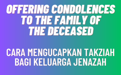 Offering Condolences to the Family of the Deceased