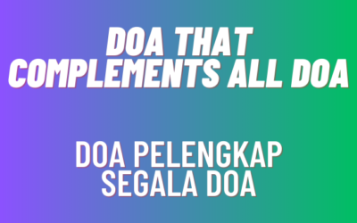 Doa That Compliments All Doa